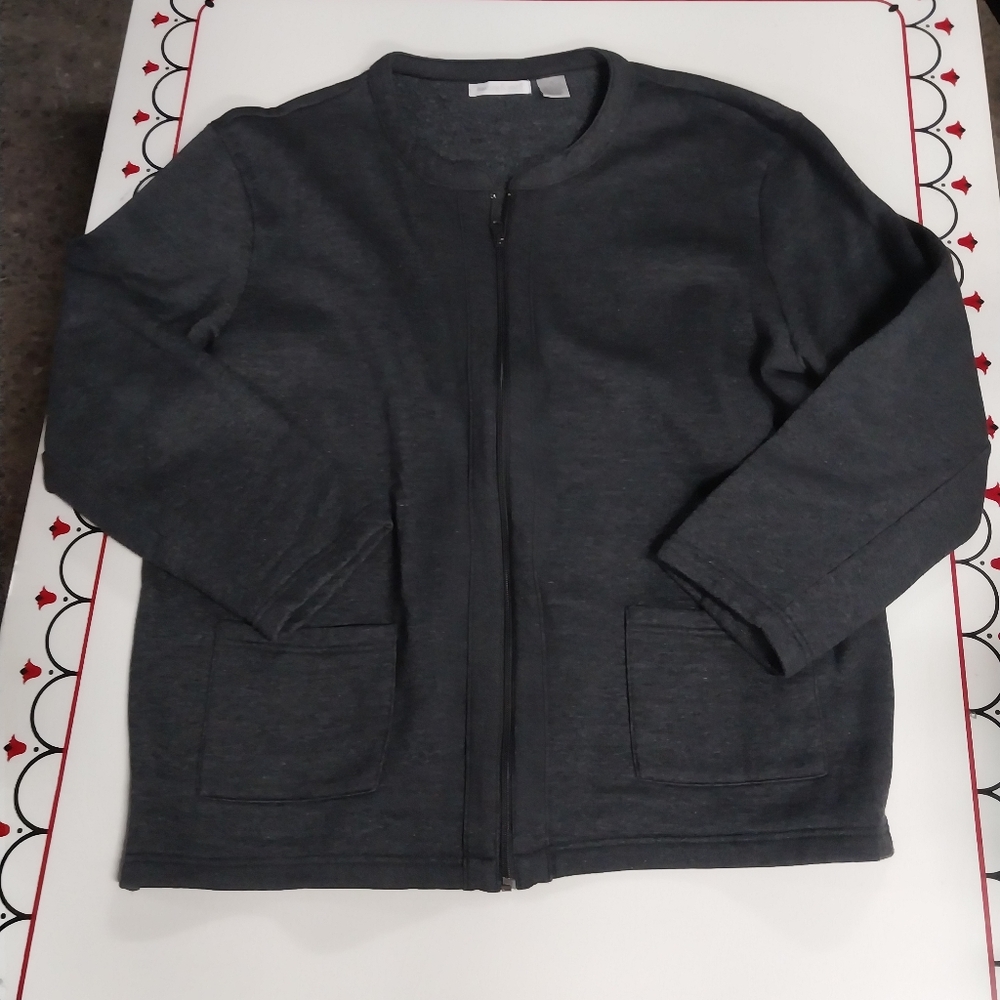 Hasting & Smith Dark Gray Zip-Up Jacket